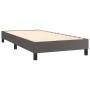 Cama box spring con colchón cuero sintético gris 90x200 cm de vidaXL, Camas y somieres - Ref: Foro24-3140985, Precio: 288,43 ...