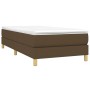 Estructura de cama de tela marrón 90x200 cm de vidaXL, Camas y somieres - Ref: Foro24-3120585, Precio: 71,39 €, Descuento: %