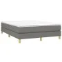 Dark gray fabric bed frame 140x190 cm by vidaXL, Beds and slatted bases - Ref: Foro24-3120607, Price: 125,34 €, Discount: %
