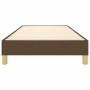 Estructura de cama de tela marrón 90x190 cm de vidaXL, Camas y somieres - Ref: Foro24-3120577, Precio: 74,60 €, Descuento: %