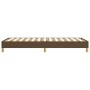 Estructura de cama de tela marrón 90x190 cm de vidaXL, Camas y somieres - Ref: Foro24-3120577, Precio: 74,60 €, Descuento: %