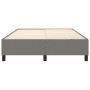 Estructura de cama de tela gris oscuro 140x190 cm de vidaXL, Camas y somieres - Ref: Foro24-3120855, Precio: 122,84 €, Descue...