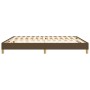 Estructura de cama de tela marrón 160x200 cm de vidaXL, Camas y somieres - Ref: Foro24-3120625, Precio: 105,69 €, Descuento: %