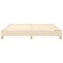 Estructura de cama de tela color crema 160x200 cm de vidaXL, Camas y somieres - Ref: Foro24-3120627, Precio: 109,81 €, Descue...