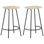 Taburetes de cocina 2 unidades madera maciza de mango de vidaXL, Taburetes de cocina - Ref: Foro24-320647, Precio: 151,18 €, ...