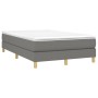 Estructura de cama de tela gris oscuro 120x200 cm de vidaXL, Camas y somieres - Ref: Foro24-3120599, Precio: 92,23 €, Descuen...