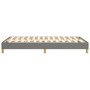 Estructura de cama de tela gris oscuro 120x200 cm de vidaXL, Camas y somieres - Ref: Foro24-3120599, Precio: 92,23 €, Descuen...