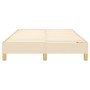 Estructura de cama de tela color crema 120x200 cm de vidaXL, Camas y somieres - Ref: Foro24-3120603, Precio: 105,40 €, Descue...