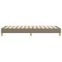 Taupe gray fabric bed frame 100x200 cm by vidaXL, Beds and slatted bases - Ref: Foro24-3120594, Price: 82,89 €, Discount: %