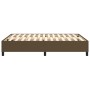 Estructura de cama de tela marrón 140x200 cm de vidaXL, Camas y somieres - Ref: Foro24-3120865, Precio: 121,97 €, Descuento: %