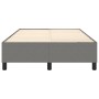 Estructura de cama de tela gris oscuro 120x200 cm de vidaXL, Camas y somieres - Ref: Foro24-3120847, Precio: 122,86 €, Descue...