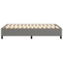 Estructura de cama de tela gris oscuro 120x200 cm de vidaXL, Camas y somieres - Ref: Foro24-3120847, Precio: 122,86 €, Descue...