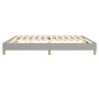 Estructura de cama gris claro tela 200x200 cm de vidaXL, Camas y somieres - Ref: Foro24-3120638, Precio: 106,01 €, Descuento: %