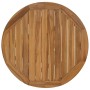 Mesa de jardín madera maciza de teca Ø109x74 cm en Mesas de jardín | Comprar online en Foru.es