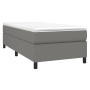 Estructura de cama de tela gris oscuro 100x200 cm de vidaXL, Camas y somieres - Ref: Foro24-3120839, Precio: 93,82 €, Descuen...