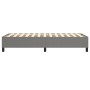 Estructura de cama de tela gris oscuro 100x200 cm de vidaXL, Camas y somieres - Ref: Foro24-3120839, Precio: 93,82 €, Descuen...
