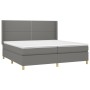 Cama box spring colchón y luces LED tela gris claro 200x200 cm de vidaXL, Camas y somieres - Ref: Foro24-3138822, Precio: 625...