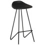 Taburetes de cocina 4 unidades cuero auténtico negro de vidaXL, Taburetes de cocina - Ref: Foro24-320642, Precio: 218,01 €, D...