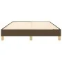 Brown fabric bed frame 140x190 cm by vidaXL, Beds and slatted bases - Ref: Foro24-3120609, Price: 105,98 €, Discount: %