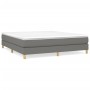 Estructura de cama de tela gris oscuro 160x200 cm de vidaXL, Camas y somieres - Ref: Foro24-3120623, Precio: 111,90 €, Descue...