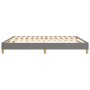 Estructura de cama de tela gris oscuro 160x200 cm de vidaXL, Camas y somieres - Ref: Foro24-3120623, Precio: 111,90 €, Descue...