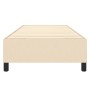 Estructura de cama de tela color crema 90x190 cm de vidaXL, Camas y somieres - Ref: Foro24-3120827, Precio: 82,52 €, Descuent...