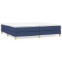 Estructura de cama de tela gris taupe azul 200x200 cm de vidaXL, Camas y somieres - Ref: Foro24-3120644, Precio: 120,15 €, De...