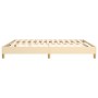 Estructura de cama tela color crema 180x200 cm de vidaXL, Camas y somieres - Ref: Foro24-3120635, Precio: 130,92 €, Descuento: %
