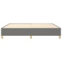 Estructura de cama de tela gris oscuro 140x190 cm de vidaXL, Camas y somieres - Ref: Foro24-3120954, Precio: 114,76 €, Descue...