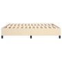 Estructura de cama tela color crema 180x200 cm de vidaXL, Camas y somieres - Ref: Foro24-3120883, Precio: 135,56 €, Descuento: %