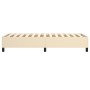Estructura de cama de tela color crema 80x200 cm de vidaXL, Camas y somieres - Ref: Foro24-3120819, Precio: 86,22 €, Descuent...