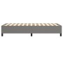 Estructura de cama de tela gris oscuro 90x190 cm de vidaXL, Camas y somieres - Ref: Foro24-3120823, Precio: 87,17 €, Descuent...