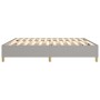Estructura de cama gris claro tela 200x200 cm de vidaXL, Camas y somieres - Ref: Foro24-3120985, Precio: 116,87 €, Descuento: %