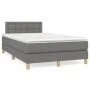 Box spring bed with dark gray fabric mattress 120x200 cm by vidaXL, Beds and slatted bases - Ref: Foro24-3140922, Price: 380,...