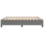 Estructura de cama tela gris oscuro 200x200 cm de vidaXL, Camas y somieres - Ref: Foro24-3120887, Precio: 130,72 €, Descuento: %