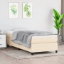 Estructura de cama de tela color crema 100x200 cm de vidaXL, Camas y somieres - Ref: Foro24-3120843, Precio: 85,75 €, Descuen...