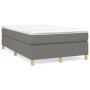 Estructura de cama de tela gris oscuro 120x200 cm de vidaXL, Camas y somieres - Ref: Foro24-3120946, Precio: 95,81 €, Descuen...