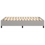 Estructura de cama de tela gris claro 140x190 cm de vidaXL, Camas y somieres - Ref: Foro24-3120854, Precio: 112,11 €, Descuen...