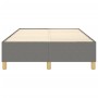 Estructura de cama de tela gris oscuro 120x200 cm de vidaXL, Camas y somieres - Ref: Foro24-3120946, Precio: 95,81 €, Descuen...