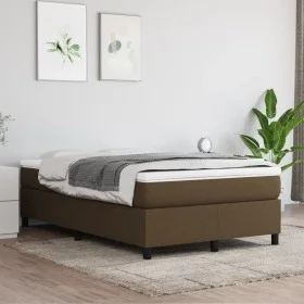 Bettgestell aus dunkelbraunem Stoff, 120 x 200 cm von vidaXL, Betten und Lattenroste - Ref: Foro24-3120849, Preis: 117,78 €, ...