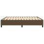 Estructura de cama box spring tela marrón 160x200 cm de vidaXL, Camas y somieres - Ref: Foro24-3120873, Precio: 136,62 €, Des...