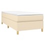 Estructura de cama de tela color crema 80x200 cm de vidaXL, Camas y somieres - Ref: Foro24-3120918, Precio: 91,50 €, Descuent...
