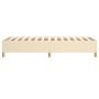 Estructura de cama de tela color crema 80x200 cm de vidaXL, Camas y somieres - Ref: Foro24-3120918, Precio: 91,50 €, Descuent...