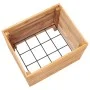 Arriate elevado madera de teca reciclada y acero 50x40x38 cm de vidaXL, Maceteros y jardineras - Ref: Foro24-47421, Precio: 6...