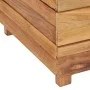 Arriate elevado madera de teca reciclada y acero 50x40x38 cm de vidaXL, Maceteros y jardineras - Ref: Foro24-47421, Precio: 6...