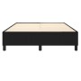 Estructura de cama de tela negra 140x200 cm de vidaXL, Camas y somieres - Ref: Foro24-3120864, Precio: 124,78 €, Descuento: %