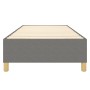 Estructura de cama de tela gris oscuro 100x200 cm de vidaXL, Camas y somieres - Ref: Foro24-3120938, Precio: 98,46 €, Descuen...