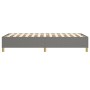 Estructura de cama de tela gris oscuro 100x200 cm de vidaXL, Camas y somieres - Ref: Foro24-3120938, Precio: 98,46 €, Descuen...