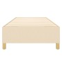 Estructura de cama de tela color crema 100x200 cm de vidaXL, Camas y somieres - Ref: Foro24-3120942, Precio: 96,86 €, Descuen...