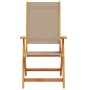 Sillas de jardín plegables 2 uds madera maciza acacia textileno en Sillas de jardín | Comprar online en Foru.es